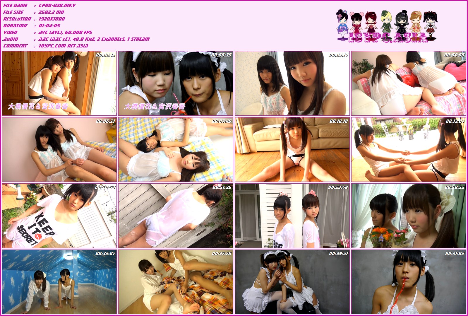 CPBD-020 Yuuka Ohashi & Haruka Miyazawa-(aidoru 电影) FHD(CPBD-020 Yuuka Ohashi & Haruka Miyazawa - (aidoru movie) FHD)